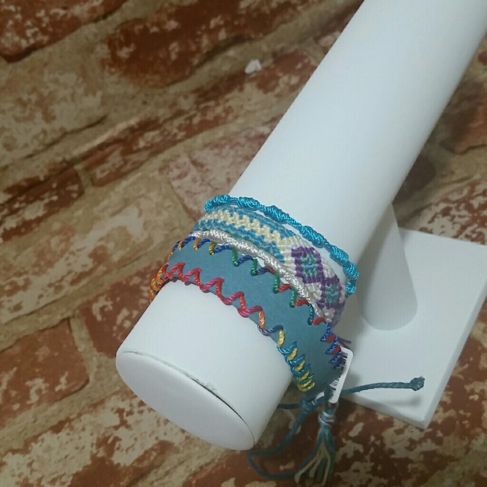 4 Street style friendship bracelet anklet adjus